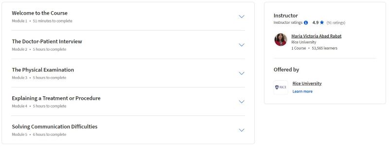 Spanish for Successful Communication in Healthcare Settings Modules